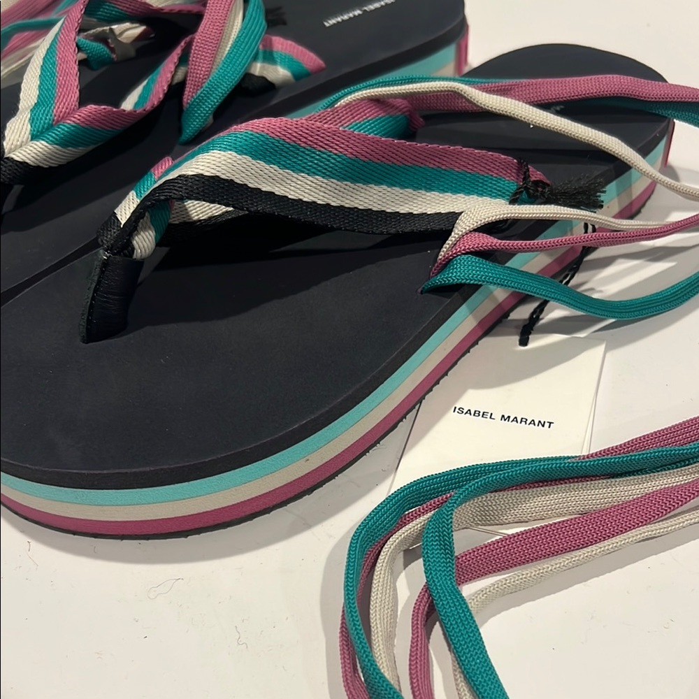 ISABEL MARANT Tuoni thong sandals - Picture 4 of 7